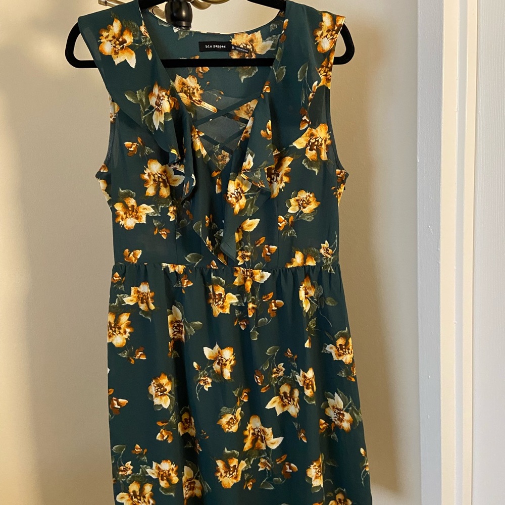 ModCloth Flower Dress: Medium